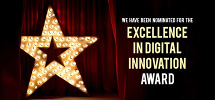 We're in the final for the Digital Innovation Award!