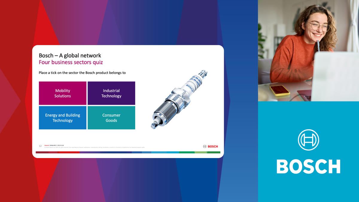 How we turned an induction into an interactive webinar for Bosch