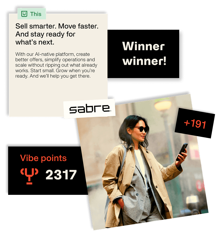 Sabre Vibe Check Solution