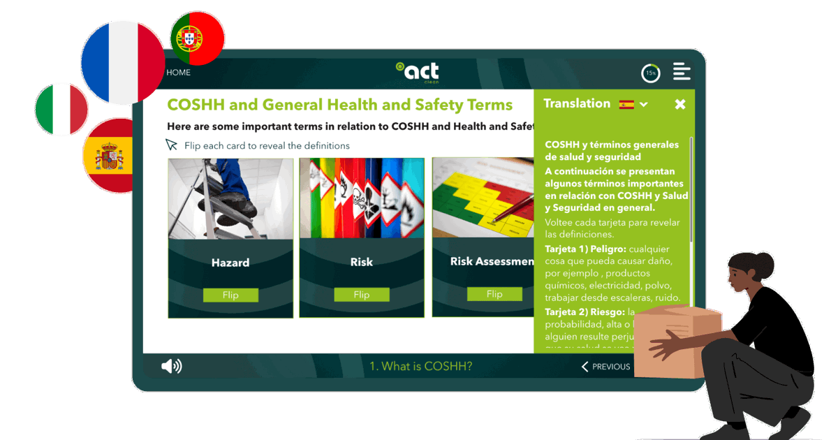 Health & Safety Training with Multilingual eLearning